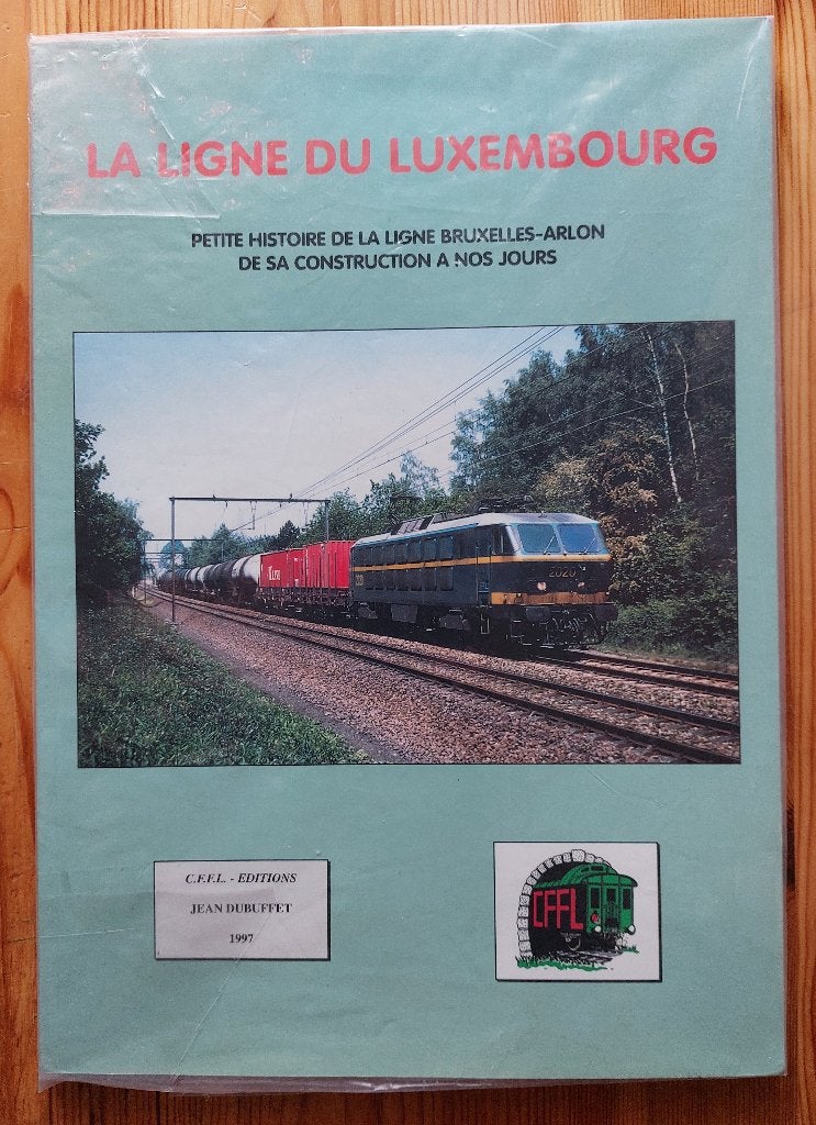 La ligne du Luxembourg, Collections, Enlèvement ou Envoi, Utilisé, Train, Livre ou Revue
