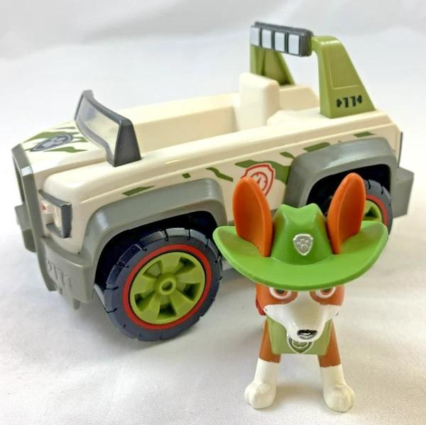 PAW Patrol Tracker Jungle Cruiser Voertuig met Figuur auto, Kinderen en Baby's, Speelgoed | Actiefiguren, Verzenden, Zo goed als nieuw