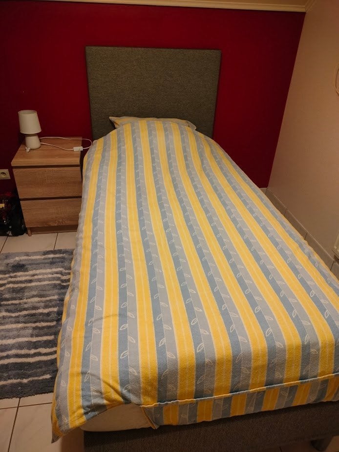 1 persoonsbed, Huis en Inrichting, Ophalen, 90 cm, Eenpersoons, Zo goed als nieuw