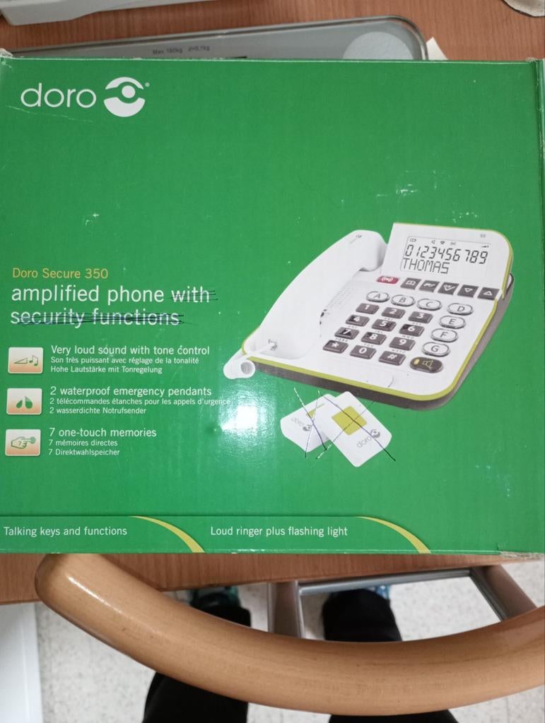 Téléphone pour seniors Doro Secure 350, Enlèvement, Utilisé