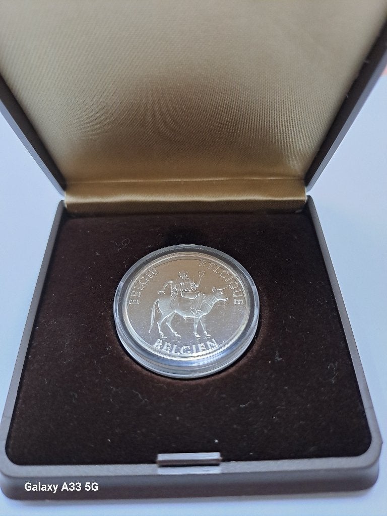 Belgique, médaille "European Festivities" ,1987 ,5k.ex., Enlèvement ou Envoi, Argent