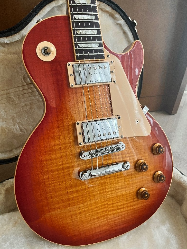 2009 Gibson Les Paul Standard Plus Heritage Cherry Sunburst, Ophalen, Gebruikt, Solid body, Gibson