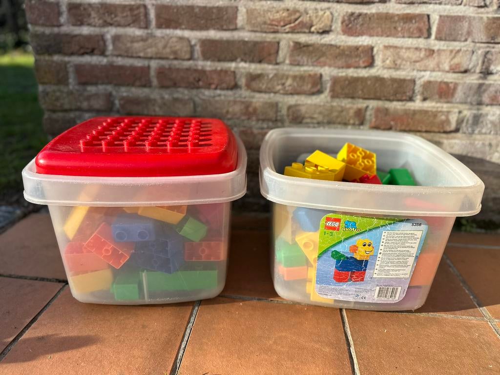 Lego quatro twee dozen, Ophalen, Gebruikt