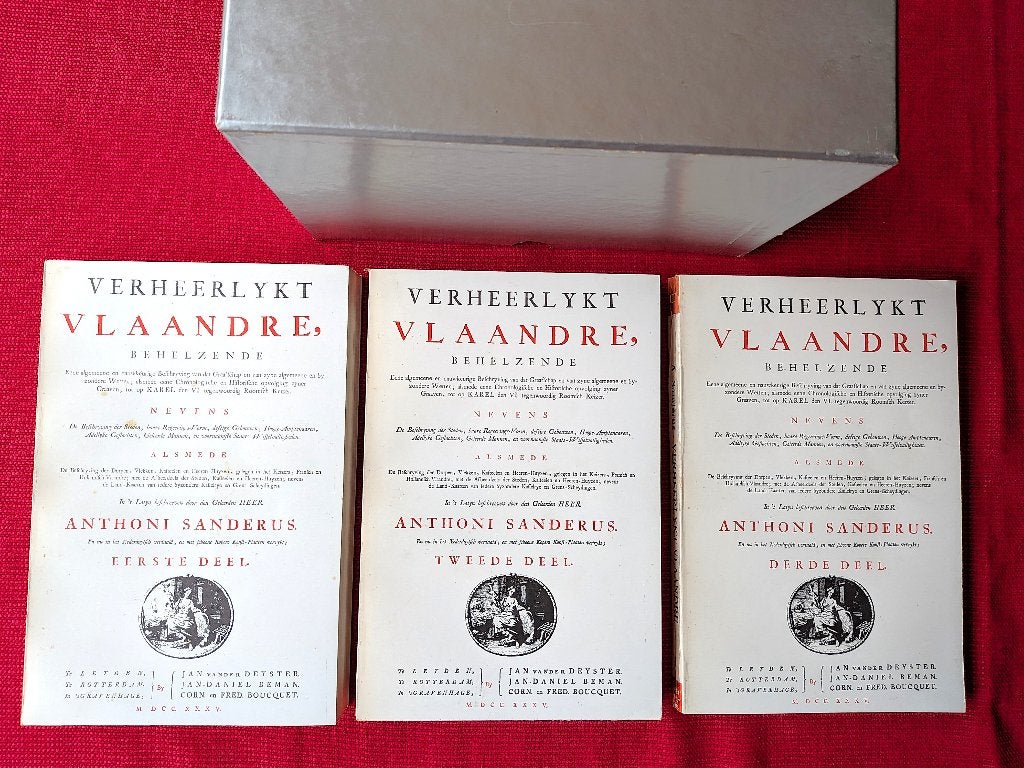 Verheerlijkt Vlaandre ( Sanderus ) (BG145), Ophalen of Verzenden, 15e en 16e eeuw, Gelezen