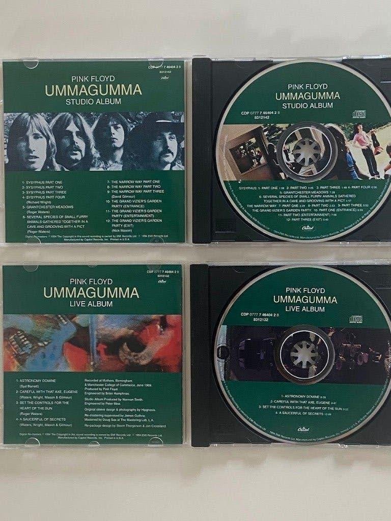 PINK FLOYD - Ummagumma (Boxset 2CDs) met bijhorende poster, CD & DVD, CD | Rock, Comme neuf, Rock progressif, Album, Enlèvement