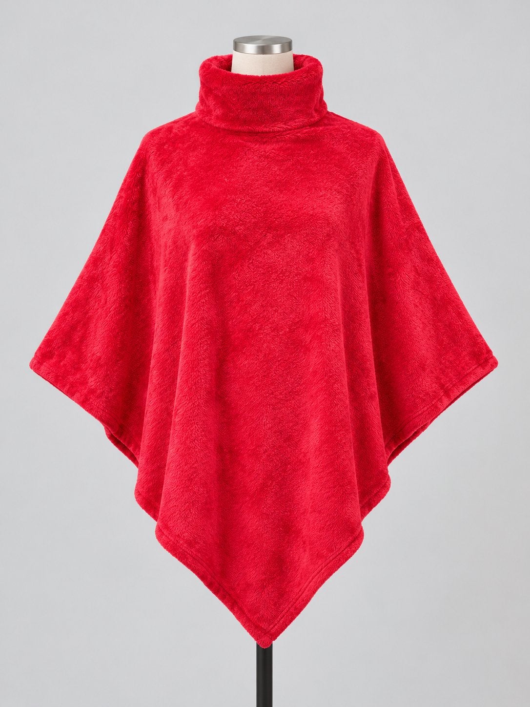 Superzachte, cosy rode cape, Kleding | Dames, Ophalen of Verzenden, Nieuw