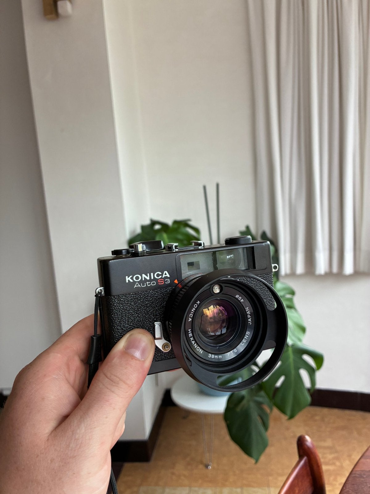 Konica auto s3 in topstaat!, Audio, Tv en Foto, Fotocamera's Analoog, Ophalen of Verzenden, Zo goed als nieuw, Konica