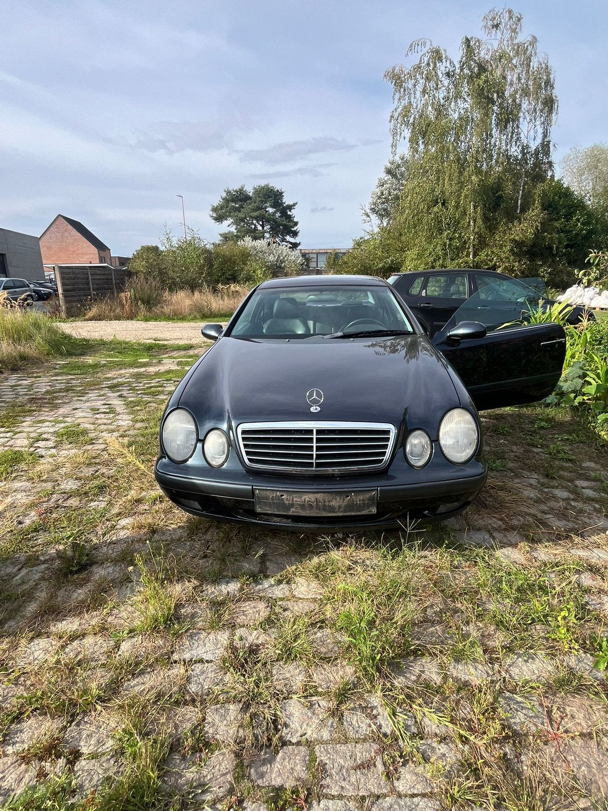 Mercedes-Benz CLK 200 Coupé – 1999 – Klassieker, Auto's, 4 zetels, Zwart, Blauw, Handgeschakeld