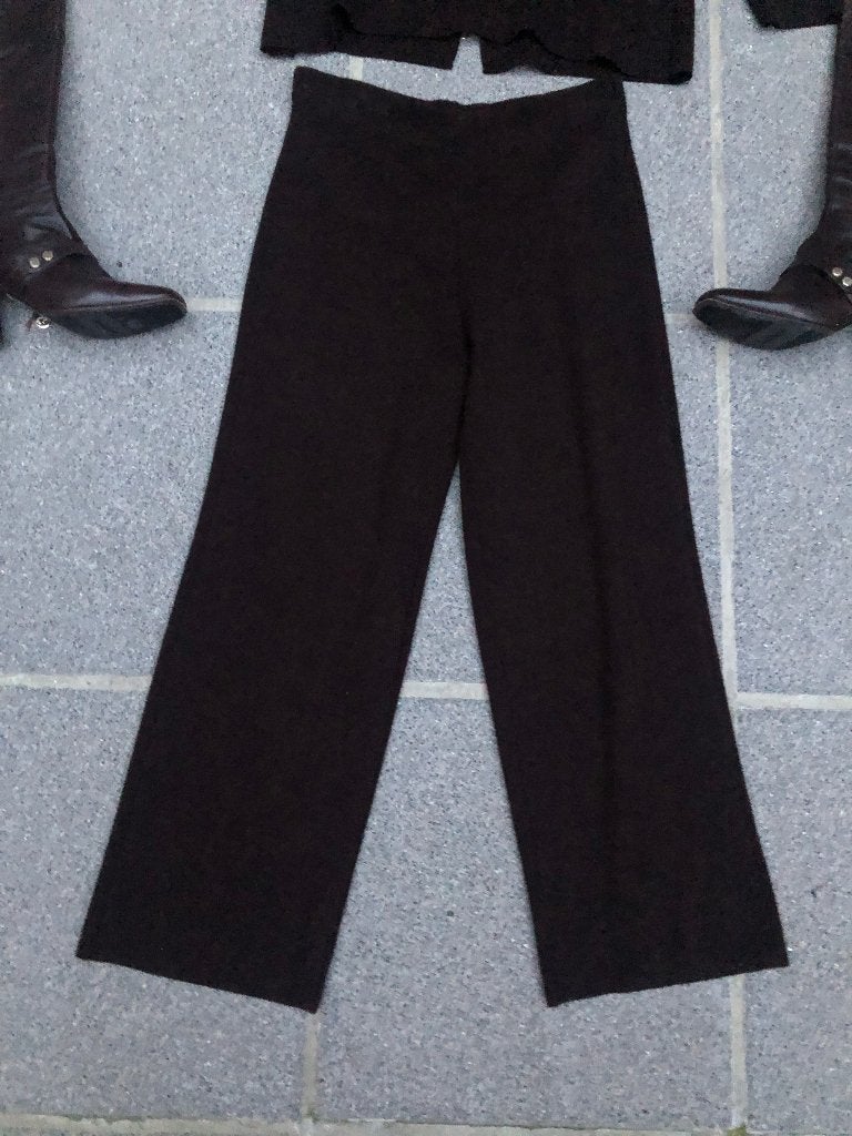 Broek Maria Bellentani maat XS/ 38, Kleding | Dames, Bruin, Maria Bellentani, Zo goed als nieuw, Driekwart