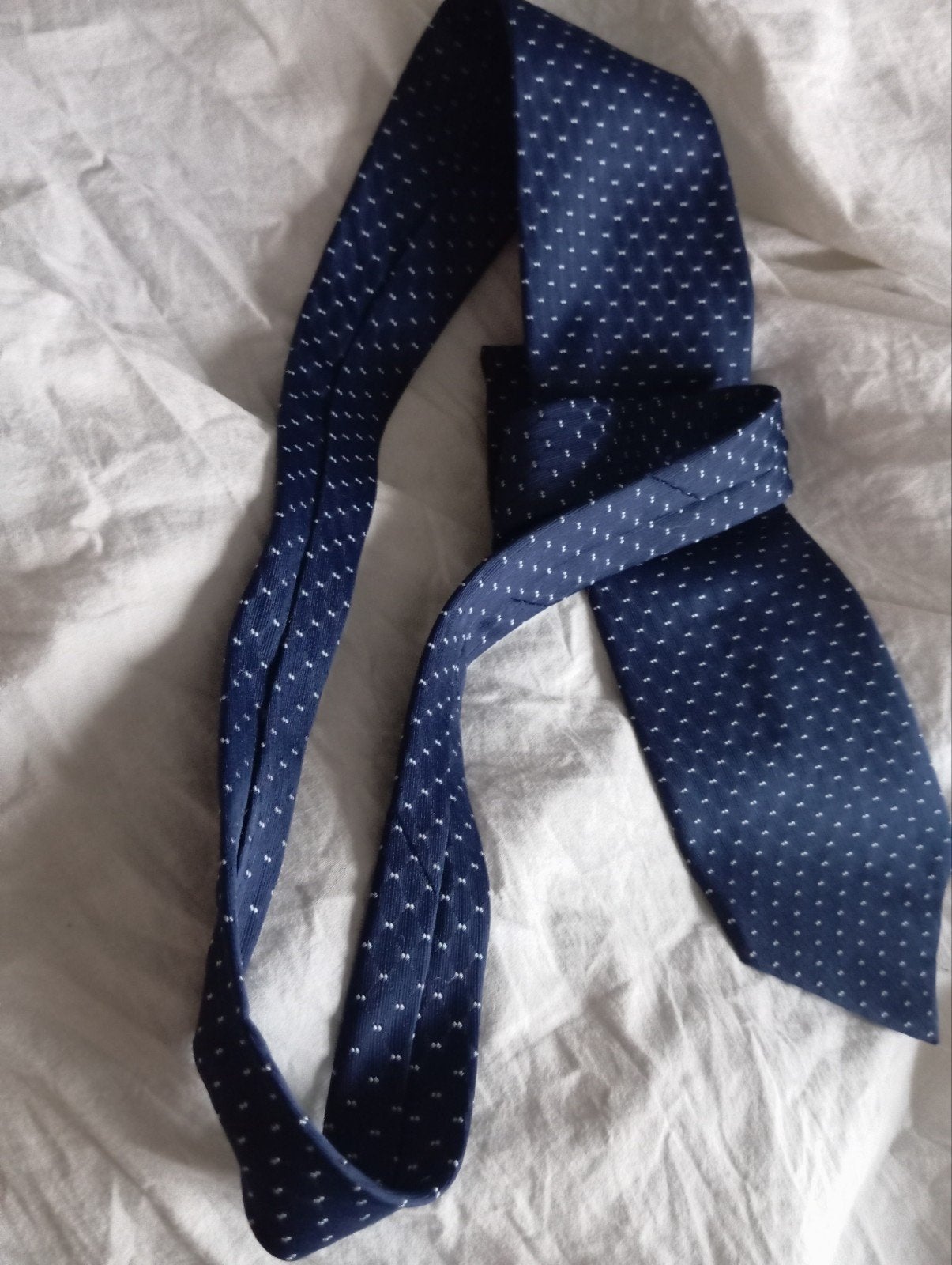 Ermenegildo Zegna - cravate bleue à motif classique, Enlèvement ou Envoi