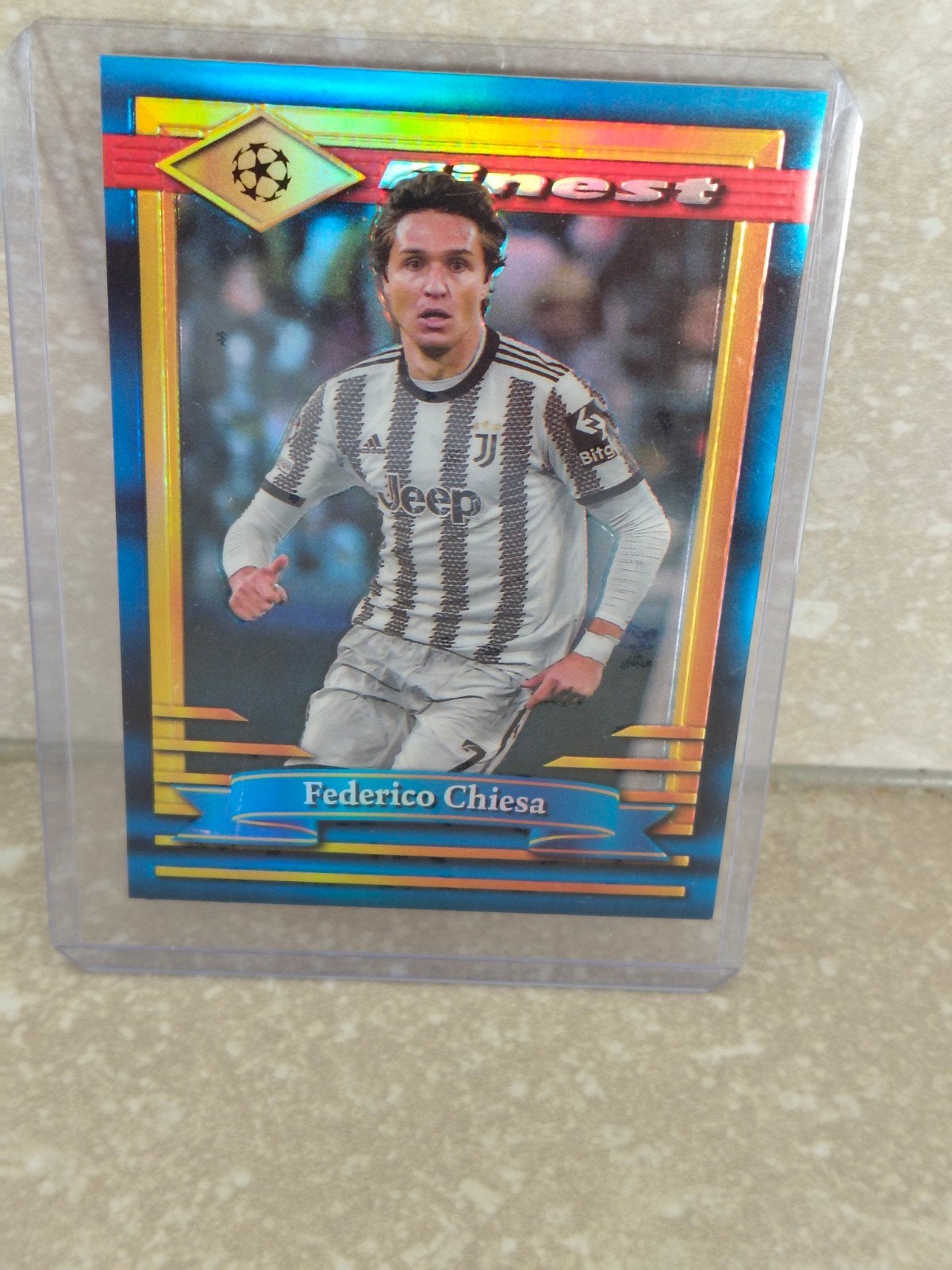 Topps finest Federico Chiesa genummerd, Ophalen of Verzenden