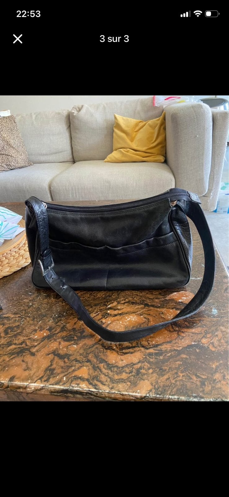 Sac a main en cuir, Ophalen, Zo goed als nieuw