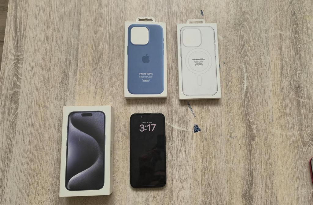 Iphone 15 pro, Télécoms, Téléphonie mobile | Apple iPhone, 128 GB, Enlèvement ou Envoi, Comme neuf, Sans abonnement