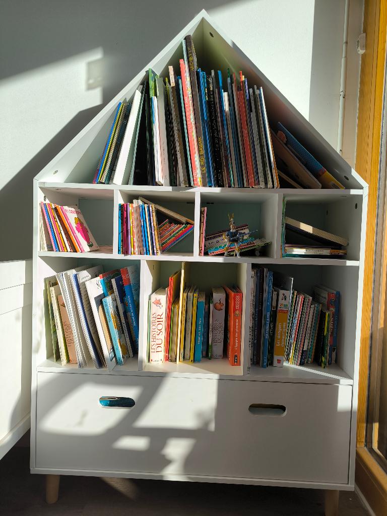 Bibliothèque enfant Vertbaudet, Maison & Meubles, Armoires | Bibliothèques, Utilisé, 50 à 100 cm, 100 à 150 cm, 25 à 50 cm, Enlèvement