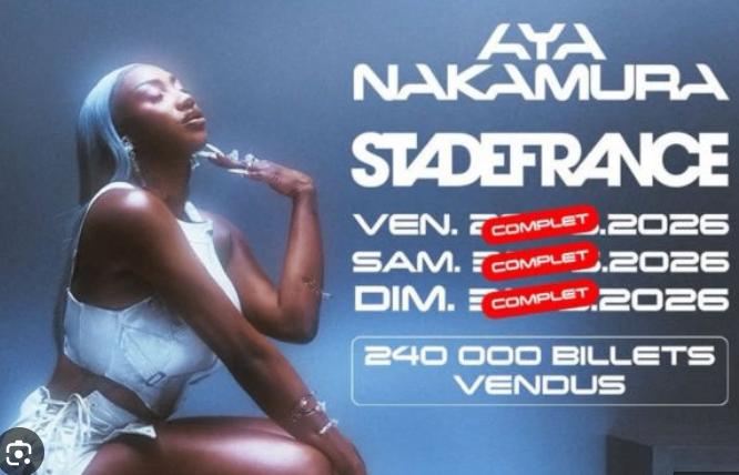 Plaats concert Aya Nakamura SDF zaterdag 30 mei categorie 1, Eén persoon, Mei