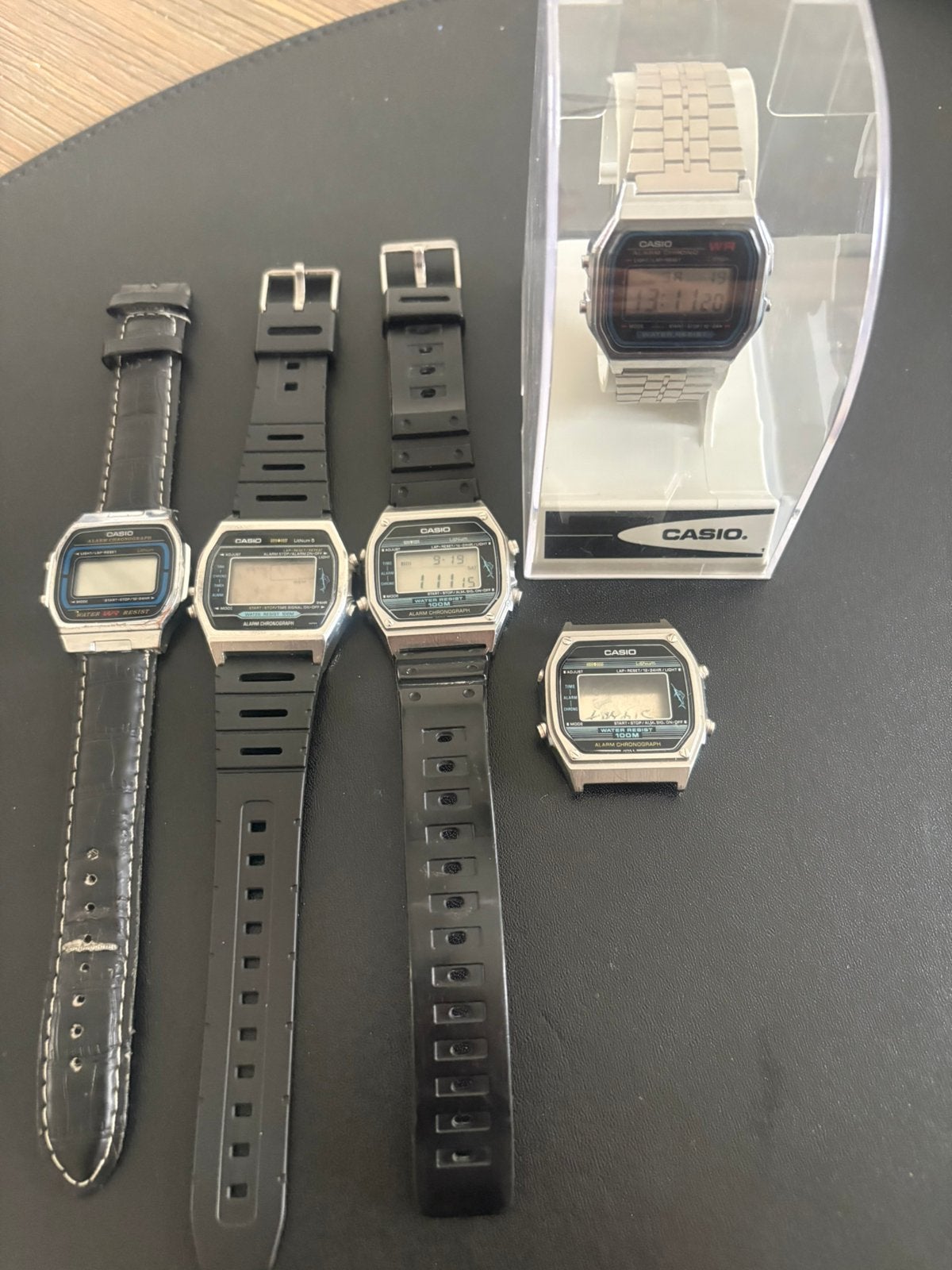 Vintage Casio horloges (o.a. Marlin W-750, W-350, H101), Enlèvement ou Envoi, Comme neuf, Casio