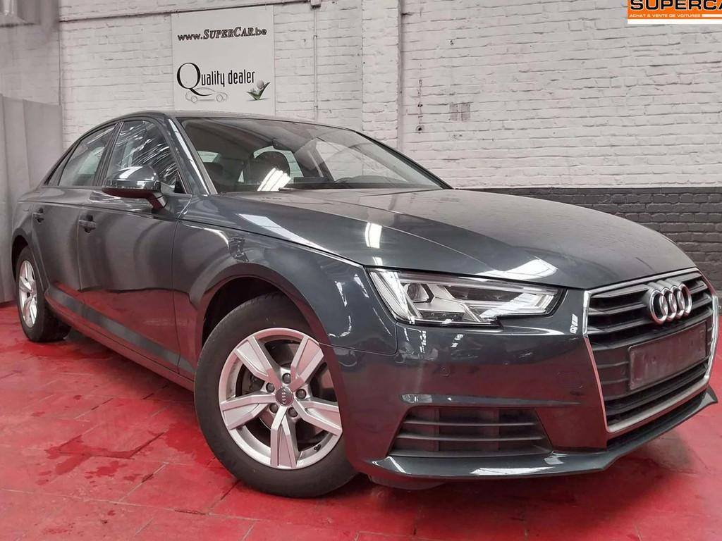 Audi A4 1.4 TFSI * Cuir * Navi * Capteur Av/Arr * 382 X 60, Autos, Audi, Argent ou Gris, Achat, Entreprise, Boîte manuelle