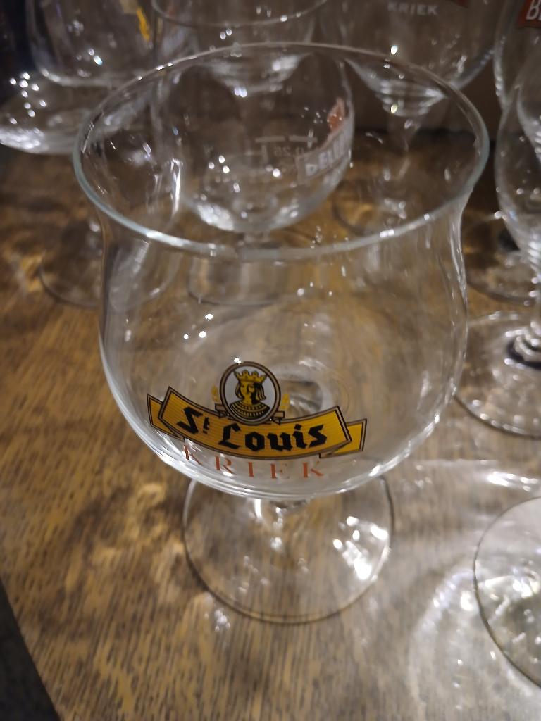 Verre st louis kriek, Enlèvement, Comme neuf, Verre ou Verres, Autres marques