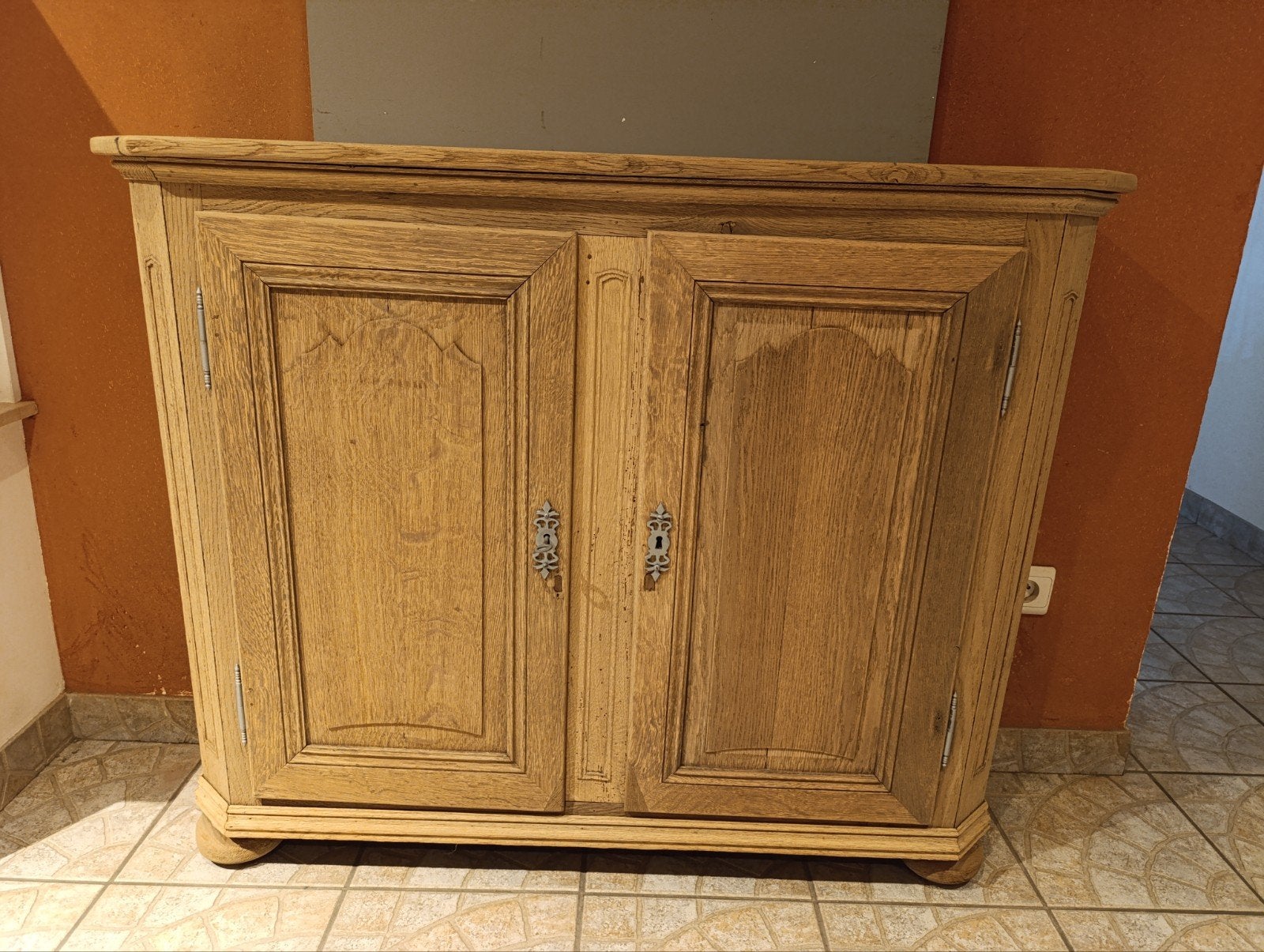 meuble étroit aérogommer, Enlèvement ou Envoi, Chêne