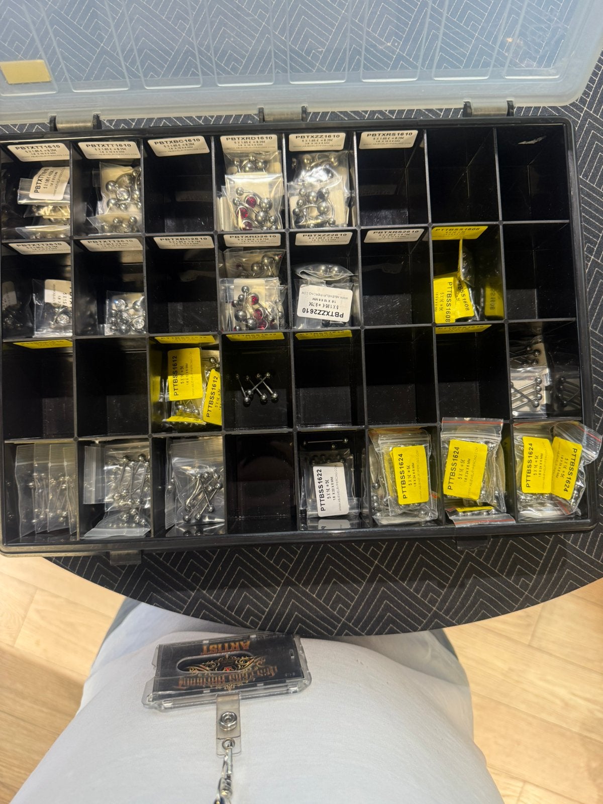 piercings, Handtassen en Accessoires, Piercings, Ophalen, Zo goed als nieuw