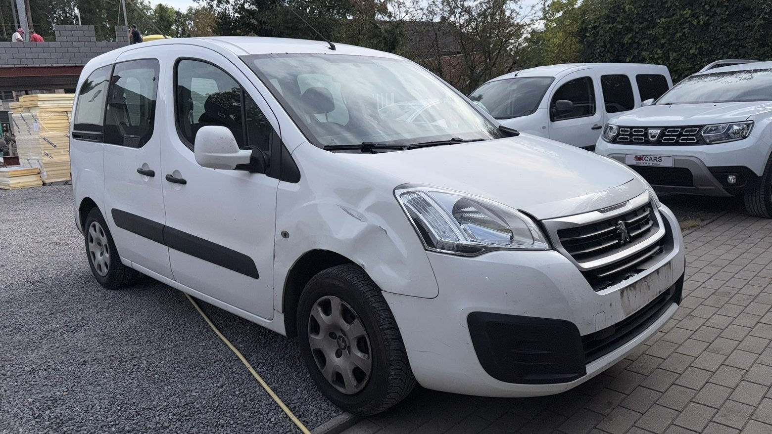 Peugeot Patner 1.6hdi 2018 5places, Auto's, Voorwielaandrijving, Wit, Bedrijf, 5 deurs