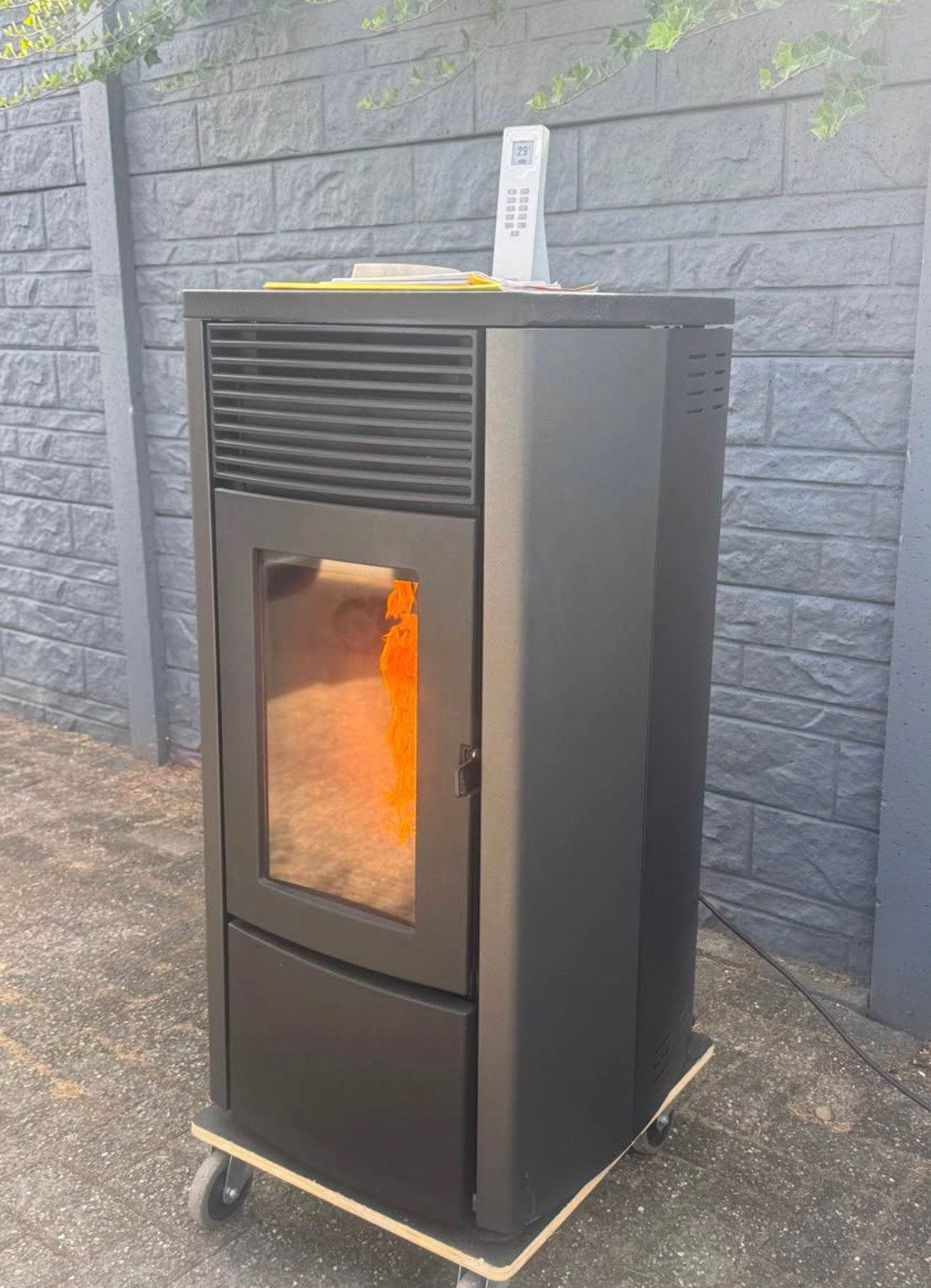Pelletkachel MCZ Ego 10 kW met WiFi, Huis en Inrichting, Kachels, Ophalen, Zo goed als nieuw
