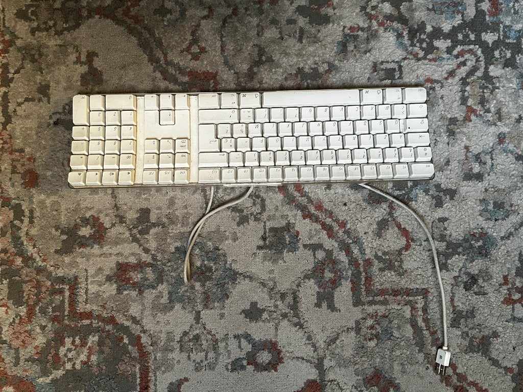 Vintage apple keyboard, Muziek en Instrumenten, Keyboards, Ophalen, Gebruikt, Overige aantallen, Overige merken