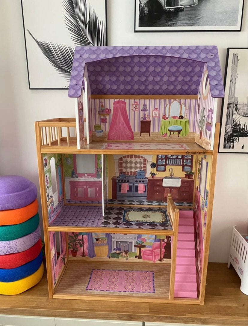 Groot poppenhuis Kidkraft, Enlèvement, Comme neuf, Maison de poupées