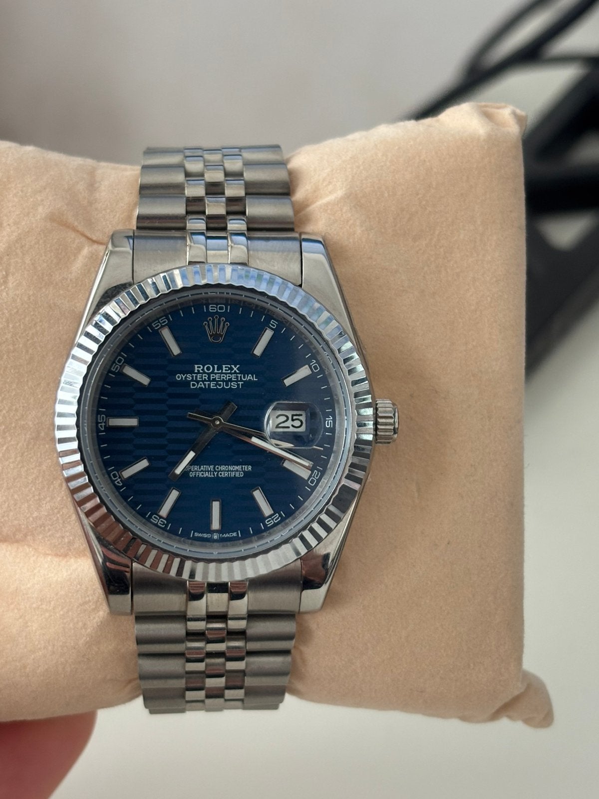 Rolex date just neuve, Enlèvement, Comme neuf, Rolex