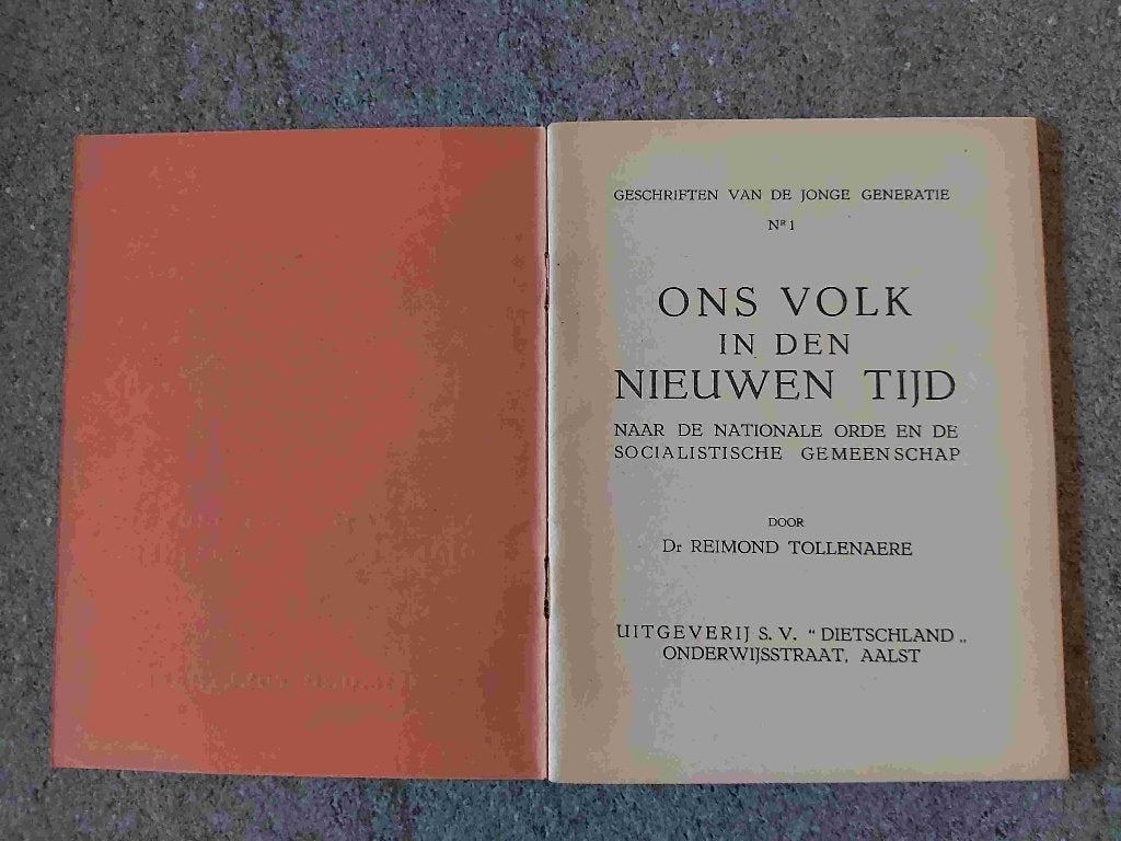 Vlaanderen Tollenaere Boek Brigade Nederland Poëzie Vrede, Envoi, Utilisé, Société