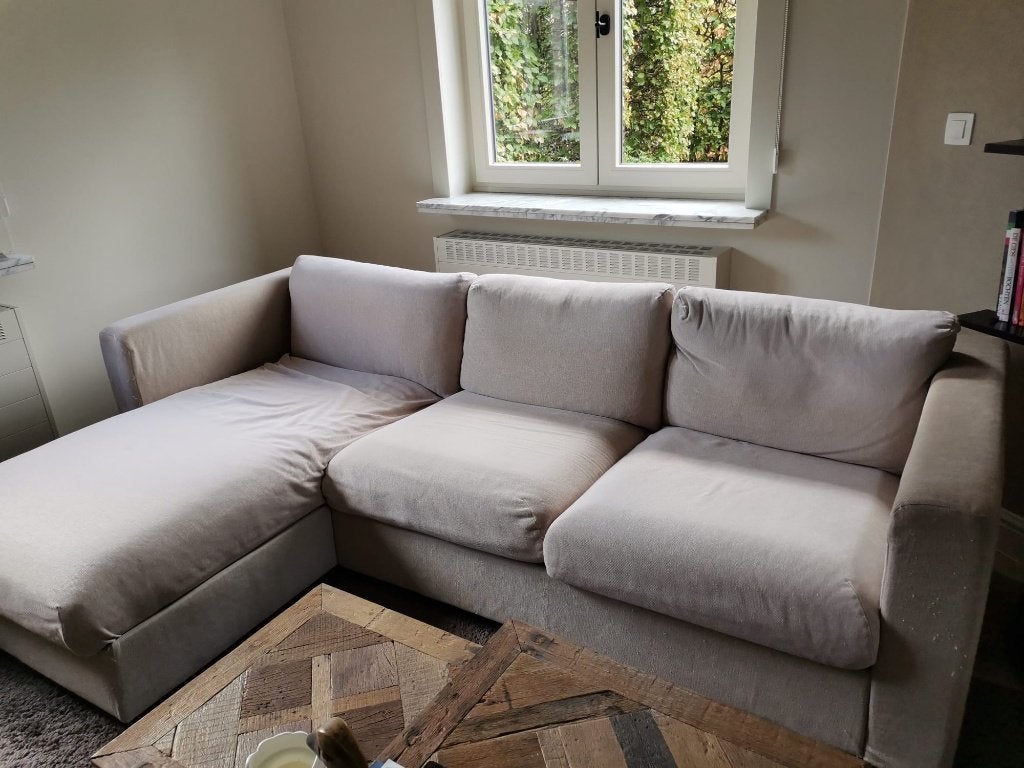 Ikea beige zetel Vimle, Ophalen, Gebruikt, Stof