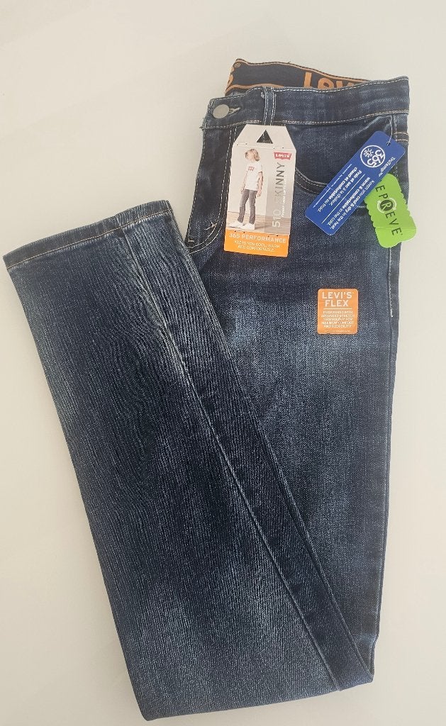 Nieuw jongens broeken met label maat 176, Ophalen, Nieuw, Blauw