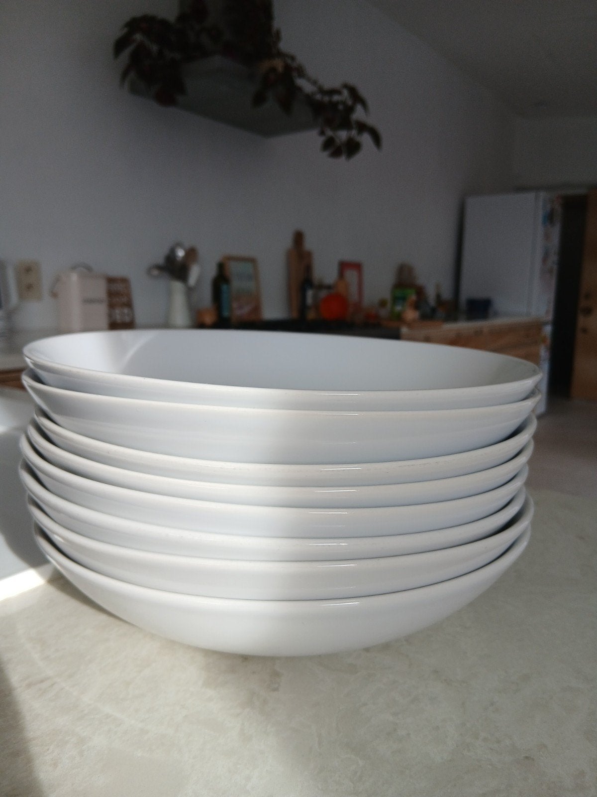 8 diepe borden Ikea, Ophalen