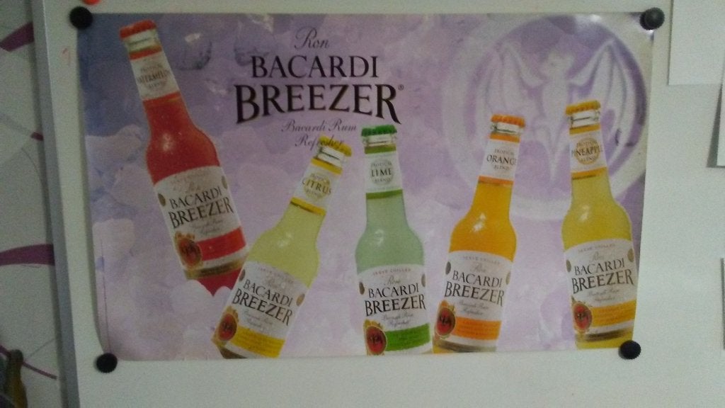 Bacardi Breezer, Ophalen of Verzenden, Zo goed als nieuw