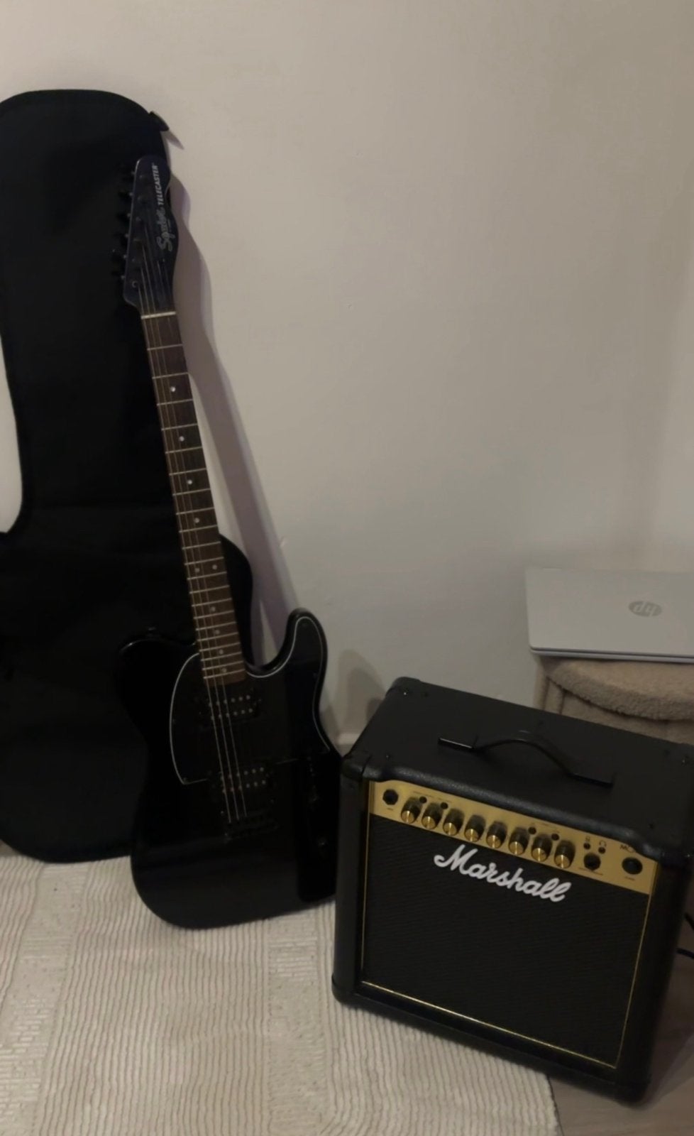 Squier Telecaster HH (Limited) + Marshall MG15GFX, Muziek en Instrumenten, Snaarinstrumenten | Gitaren | Elektrisch, Ophalen, Zo goed als nieuw