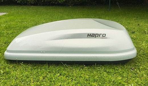 Coffre de toit HAPRO CARVER 4.4 370 litres, Autos : Divers, Coffres de toit, Enlèvement