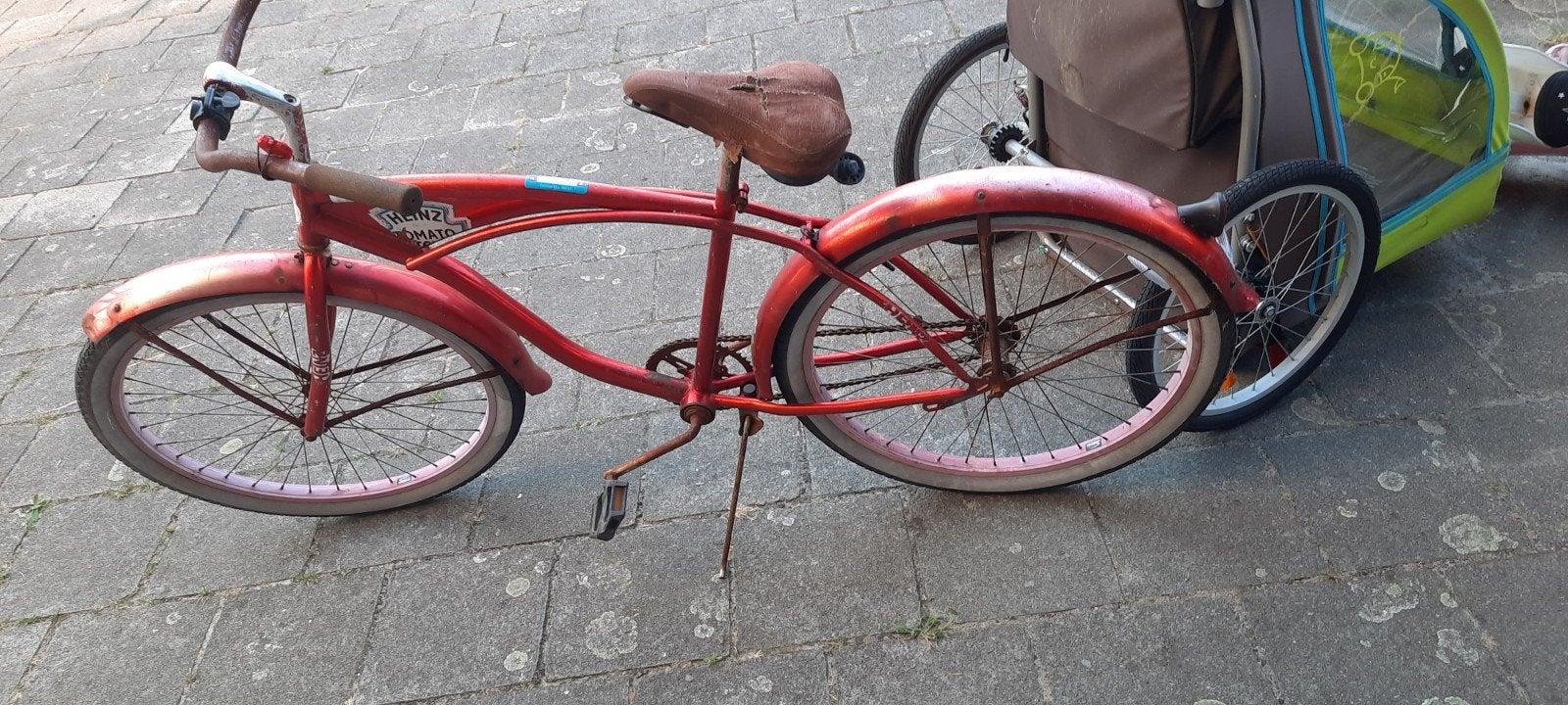 Beau vélo de croisière, Cruiser, Onbekend, Frein à rétropédalage, Acier