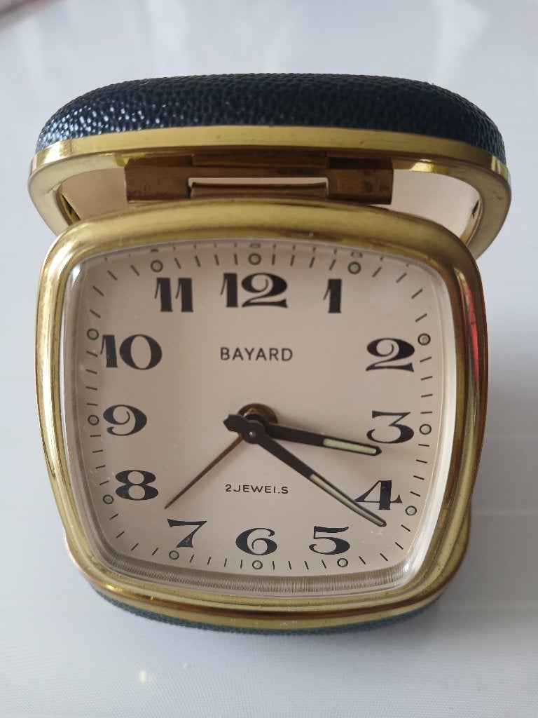Réveil de voyage BAYARD parfait état/ années 1960, Enlèvement