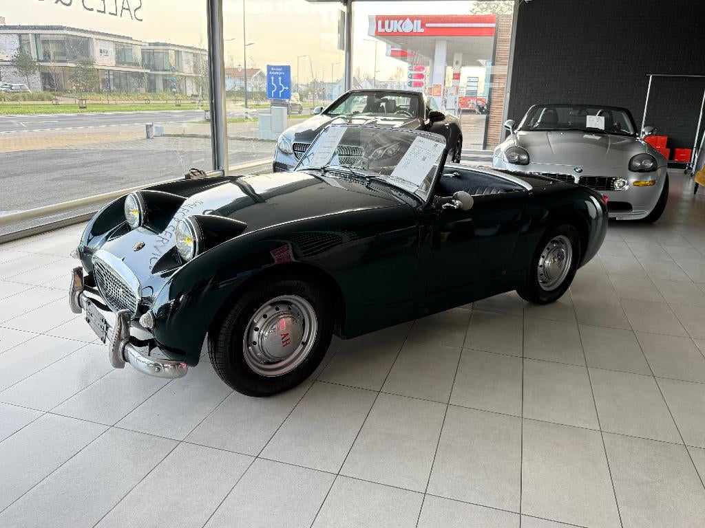 AUSTIN HEALEY Sprite Frogeye - 1959, Auto's, Oldtimers, Bedrijf, Austin, Benzine, Cabriolet, 2 deurs, Handgeschakeld, Groen, Zwart