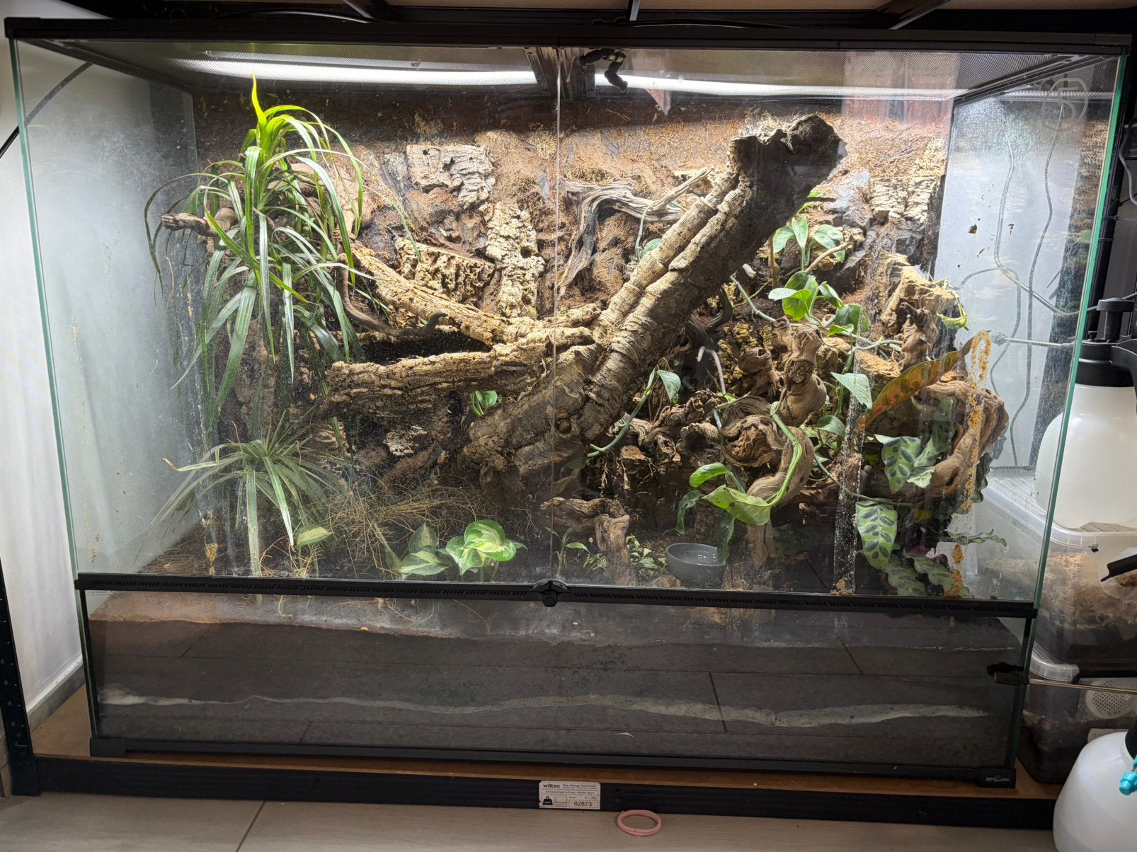 Terrarium 120x50x90, Enlèvement, Comme neuf