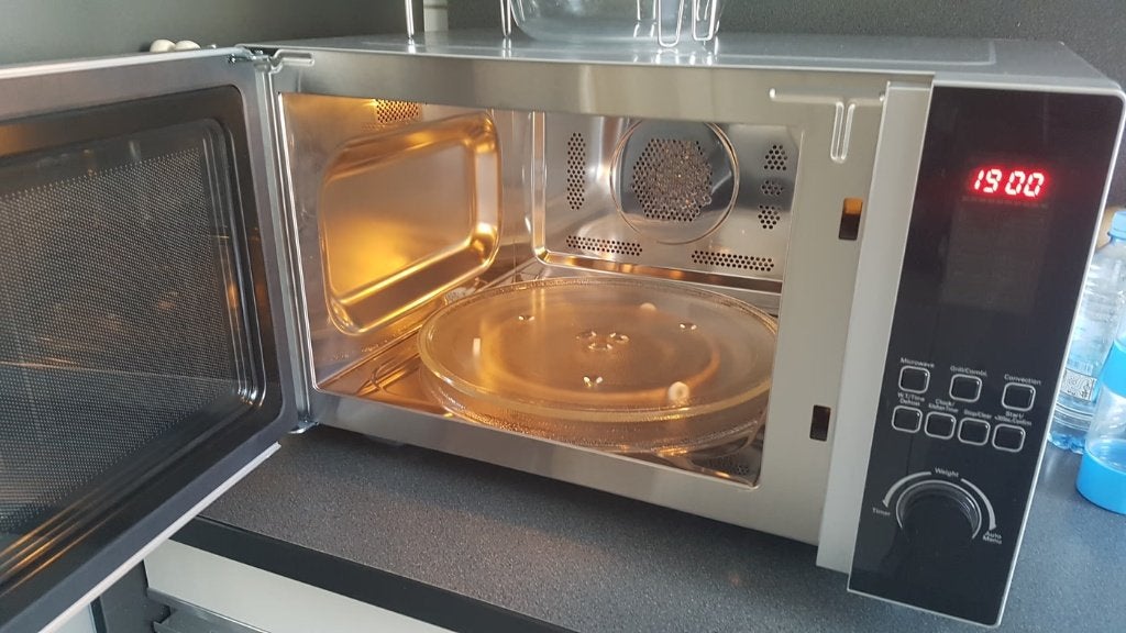 DOMO Combi-microgolfoven - 42 L, Ophalen, Zo goed als nieuw, Draaiplateau, Combi-microgolfoven