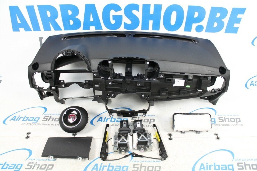 Airbag kit - Tableau de bord noir Fiat 500 (2016-....), Autos : Pièces & Accessoires, Enlèvement ou Envoi, Utilisé