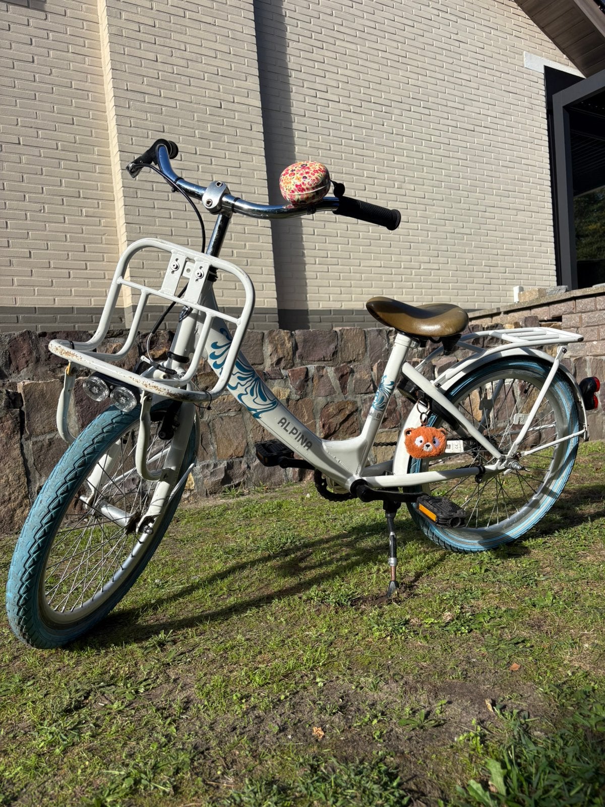 Meisjesfiets Alpina 20inch, Vélos & Vélomoteurs, Vélos | Filles, Frein à rétropédalage, Utilisé, Frein à main, 20 pouces