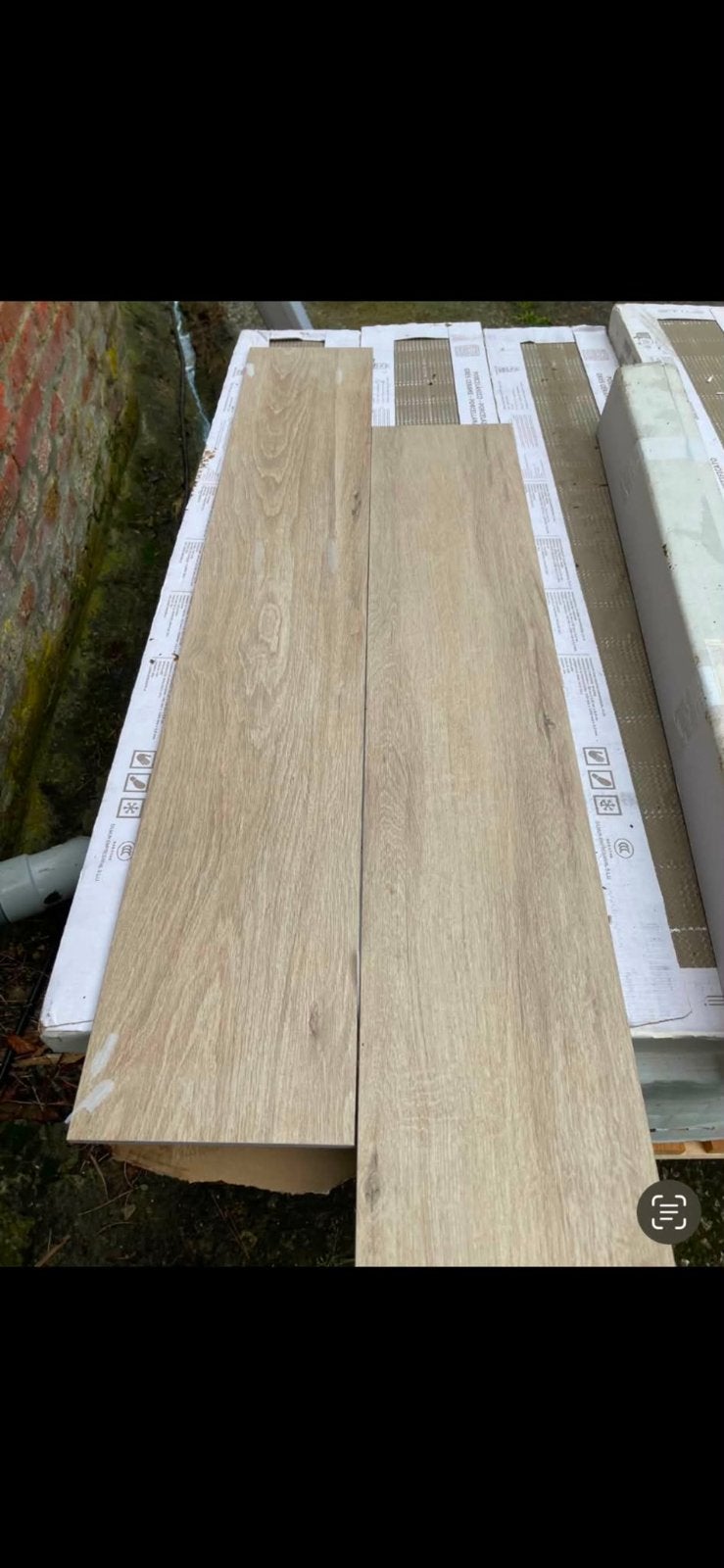 Carrelage imitation parquet 120 x 20 x 0,8, Huis en Inrichting, Stoffering | Vloerbedekking, Ophalen of Verzenden, Zo goed als nieuw