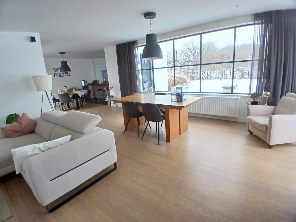 Teak eettafel, Huis en Inrichting, Tafels | Eettafels, Ophalen, Zo goed als nieuw, Rechthoekig, Teakhout