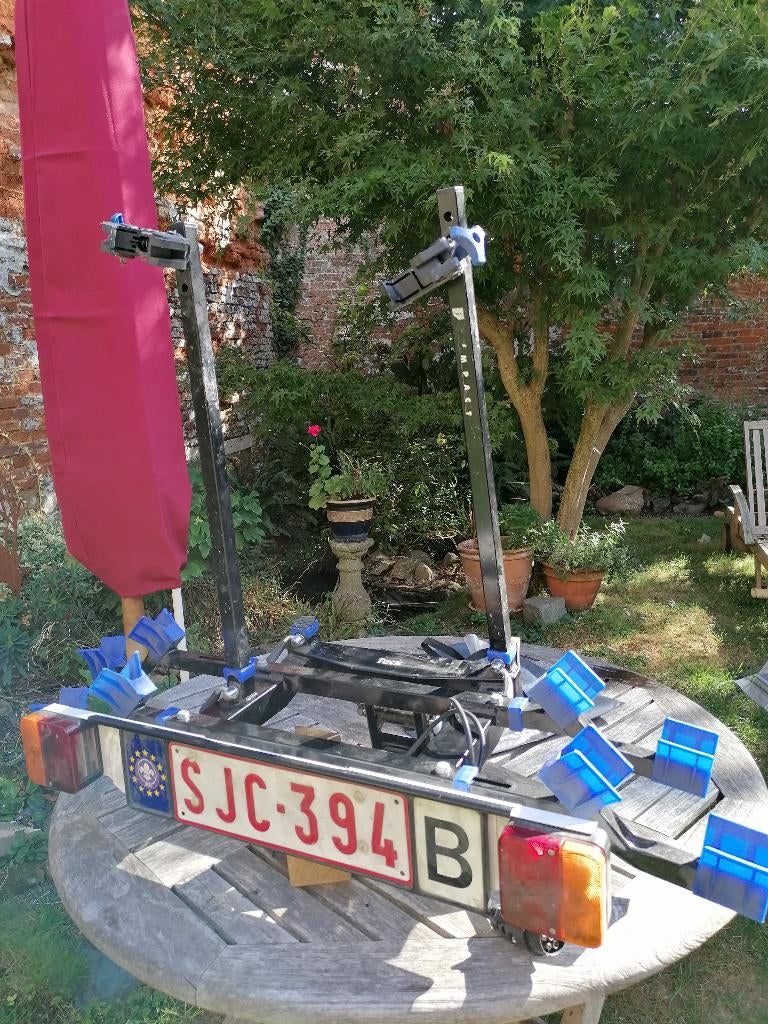 fietsendrager voor 2 fietsen op trekhaak, Support d'attelage, 2 vélos, Enlèvement, Utilisé