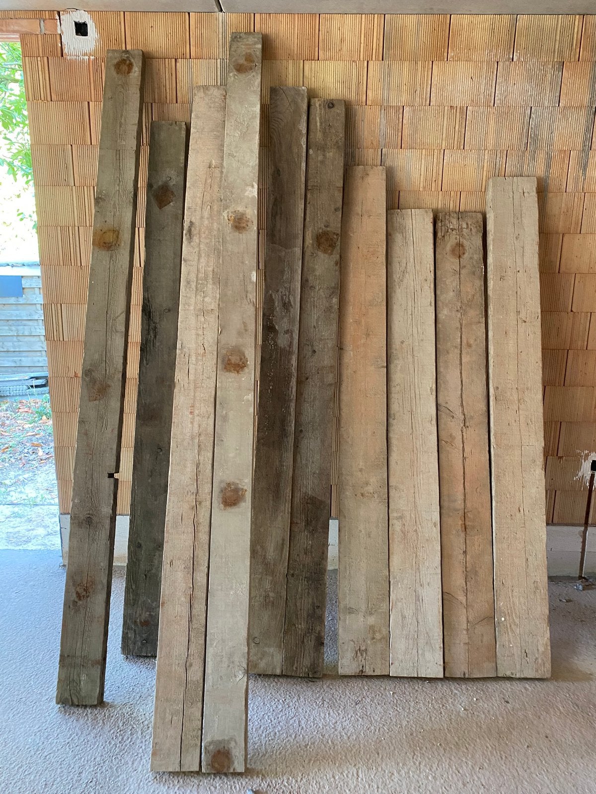 14 Houten bruggen 225cm tot 340cm, Ophalen, Gebruikt, 250 cm of meer, Balken