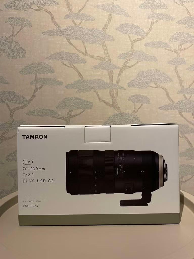 Tamron 70-200mm f/2.8 Di VC USD G2 Nikon, TV, Hi-fi & Vidéo, Photo | Lentilles & Objectifs, Comme neuf, Téléobjectif, Enlèvement