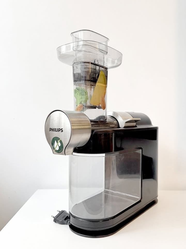 Philips Avance HR1946/70 - Slowjuicer zwart, Elektronische apparatuur, Juicers, Ophalen, Gebruikt, Elektrisch, Slowjuicer