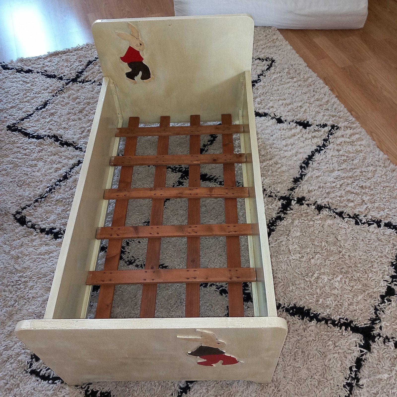 kinderbed/poppenbed, Ophalen, Gebruikt, Hout